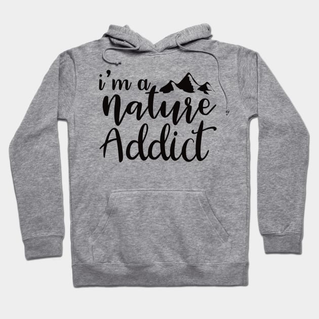 NATURE ADDICT Hoodie by BWXshirts